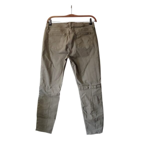 J. Crew Cotton Utility Olive Green Cargo Slim Straight Ankle Pant 31 - Picture 3 of 8